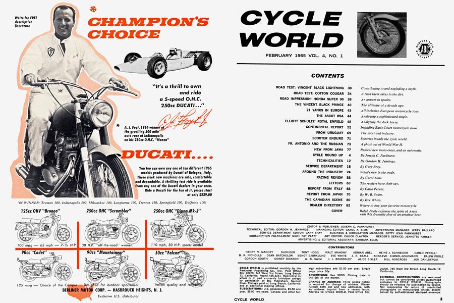 Berliner Motor Corp Cycle World February