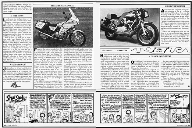 Ten Best Bikes of 1978 | Cycle World | OCTOBER 1978