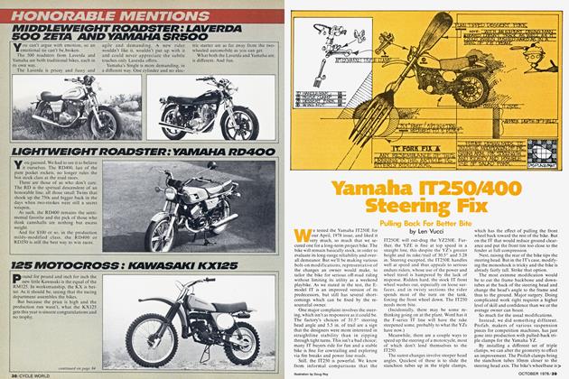 Ten Best Bikes of 1978 | Cycle World | OCTOBER 1978