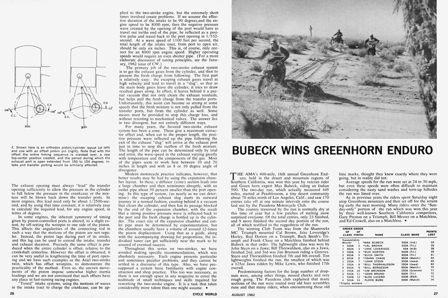 Bubeck Wins Greenhorn Enduro | Cycle World | AUGUST 1962