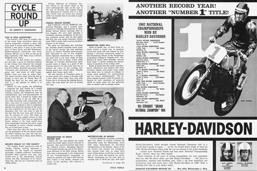 Cycle Round Up | Cycle World | MARCH 1963