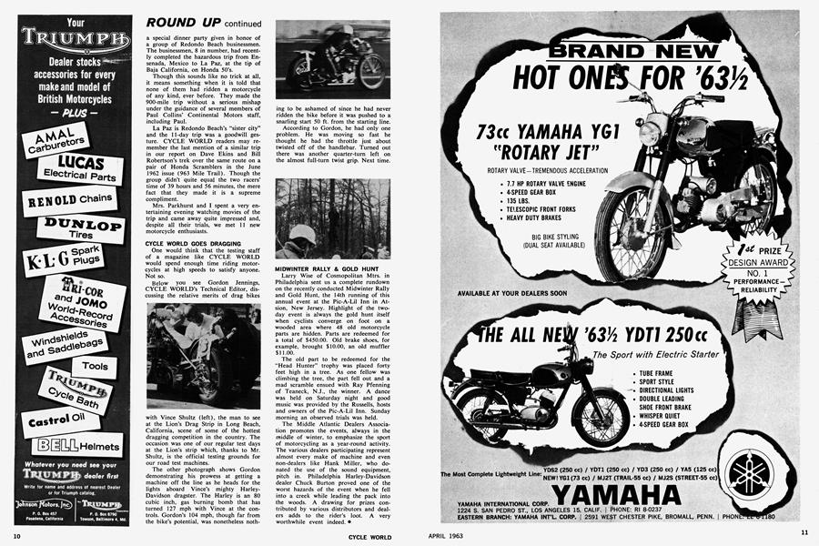 Yamaha International Corp. | Cycle World | APRIL 1963