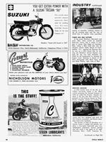 1963 Cotton Cougar Motorcycle Print-Ad & Simplex Minibike & Suzuki Trojan  80