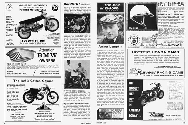 British 500cc Moto-Cross | Cycle World | OCTOBER 1963