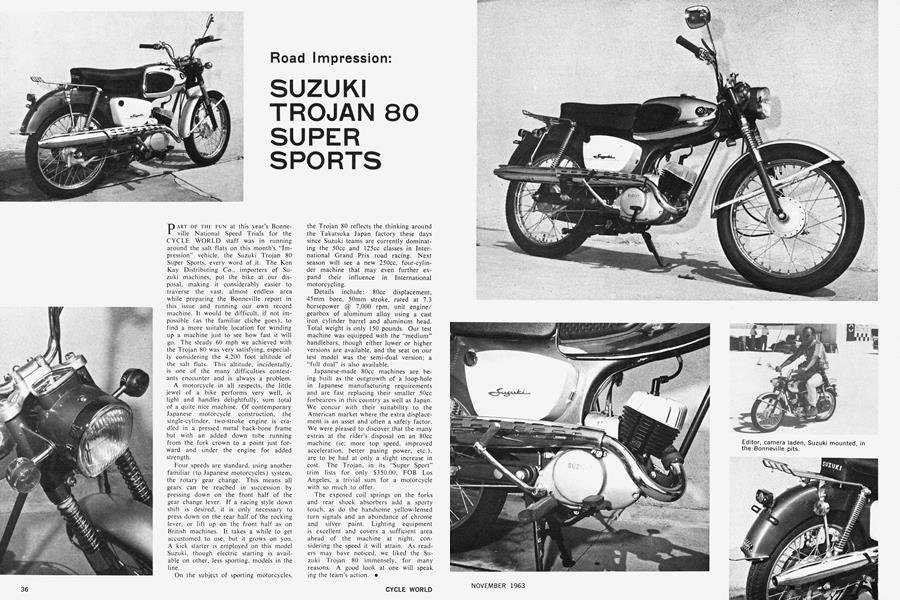 1963 Cotton Cougar Motorcycle Print-Ad & Simplex Minibike & Suzuki Trojan  80