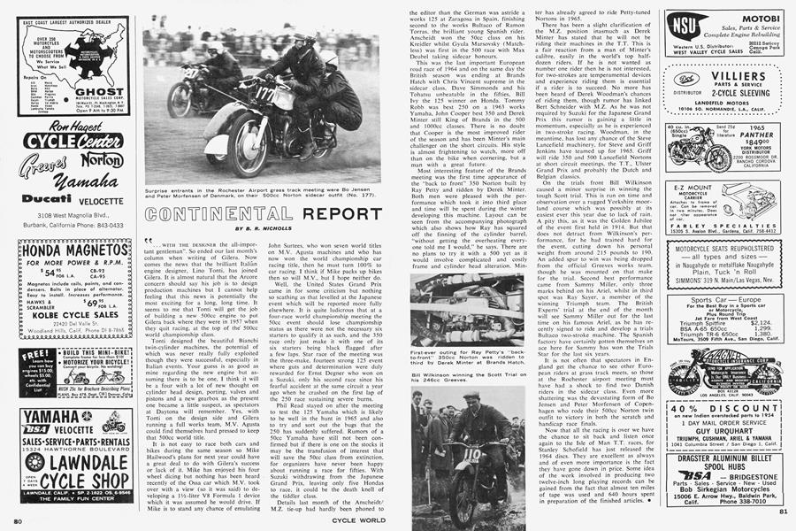 Continental Report | Cycle World | JANUARY 1965