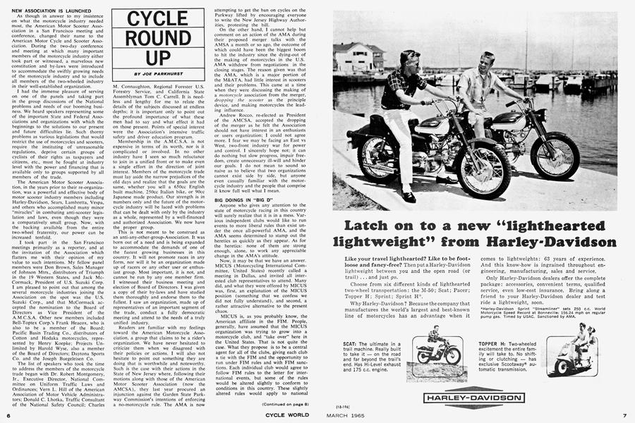 Cycle Round Up | Cycle World | MARCH 1965