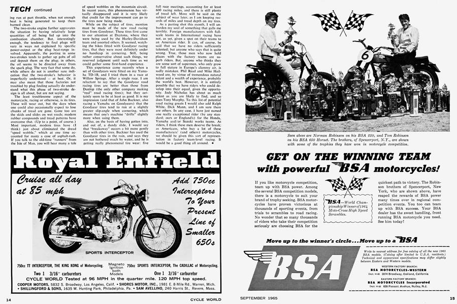 Bsa | Cycle World | SEPTEMBER 1965