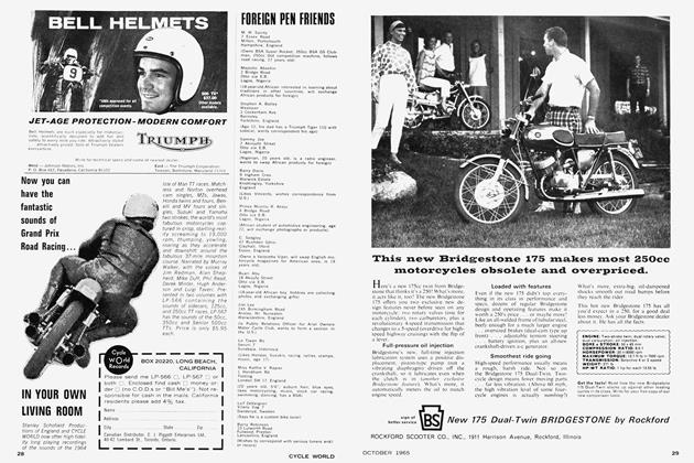 Suzuki X6 Hustler | Cycle World | OCTOBER 1965