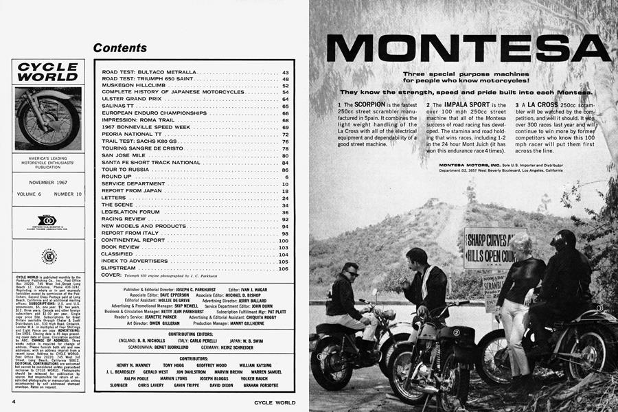 Cycle World Cycle World NOVEMBER 1967