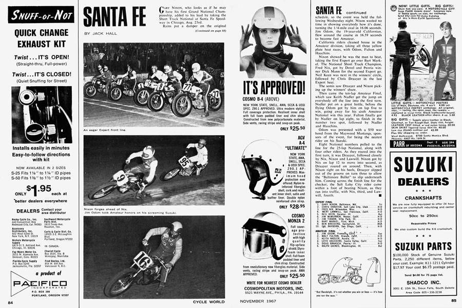 Santa Fe | Cycle World | NOVEMBER 1967