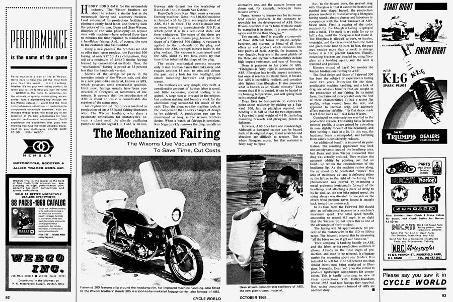 The Mechanized Fairing