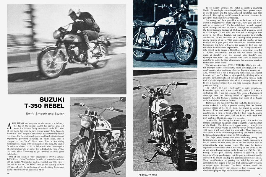 24 PAGE FILE feat BUYER GUIDE SUZUKI T350 REBEL ROAD TESTS SPOTTERS GUIDE 