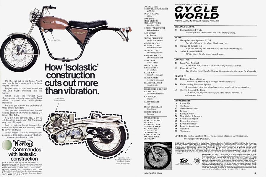 Cycle World Cycle World November 1969