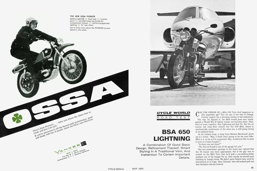 Bsa 650 Lightning | Cycle World | MAY 1970