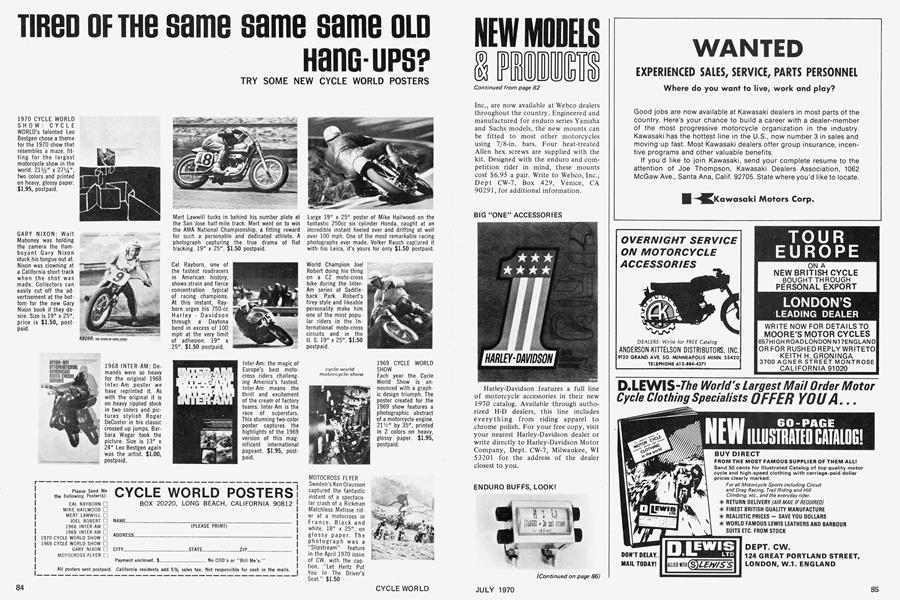 Advertisement | Cycle World | JULY 1970