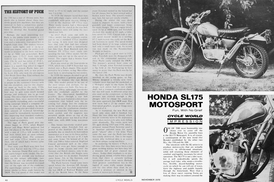 Honda Sl175 Motosport