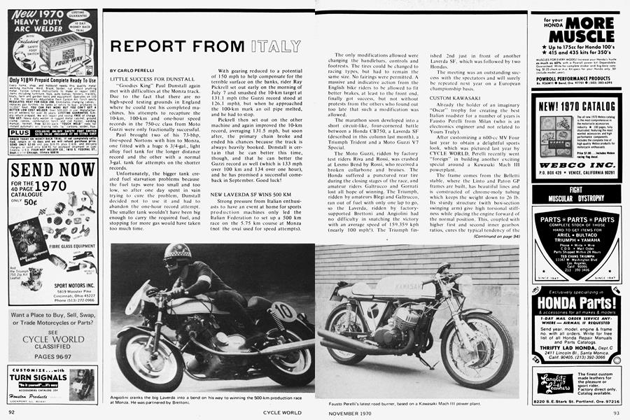 Report From Italy