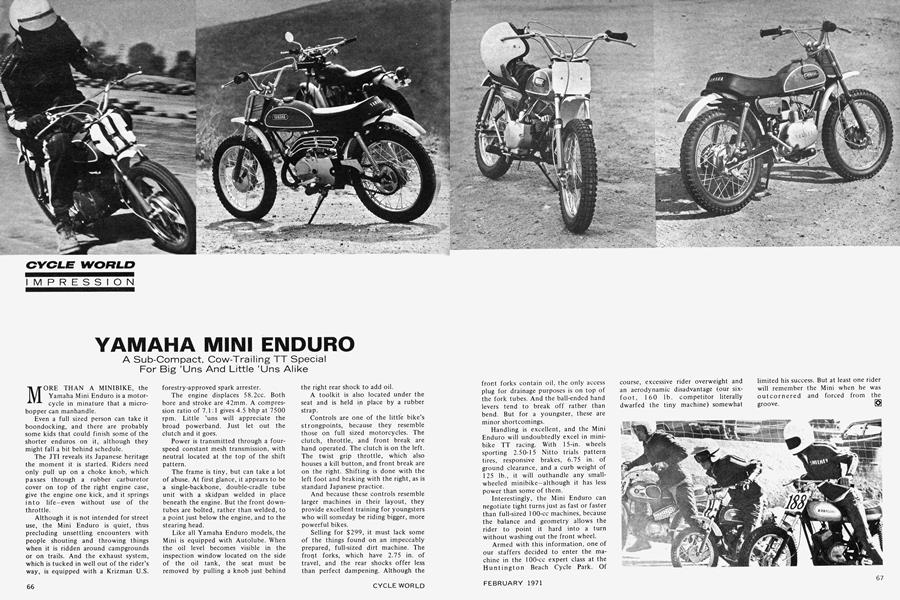 1971 yamaha mini enduro value