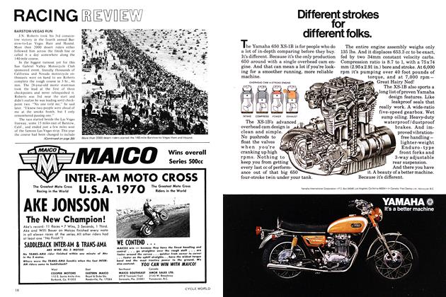 Report From Jappan | Cycle World | JANUARY 1970