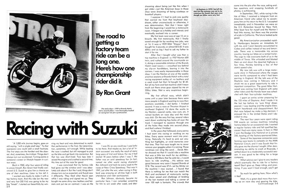 Racing With Suzuki