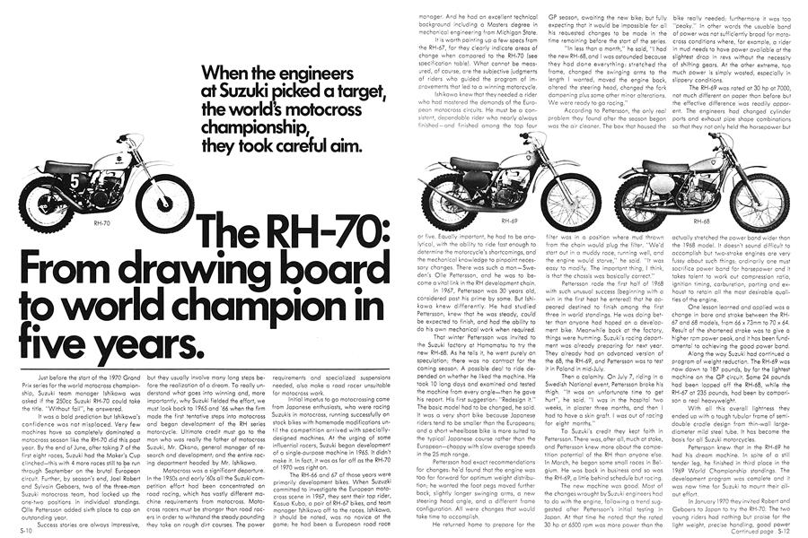 The Rh-70: From Drawing Board To World Champion In Five Years.