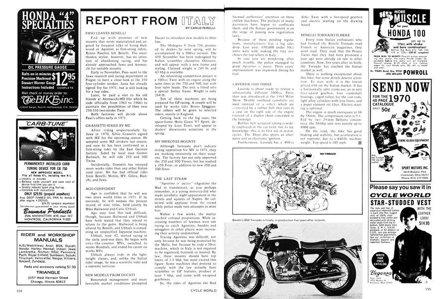 Report From Italy