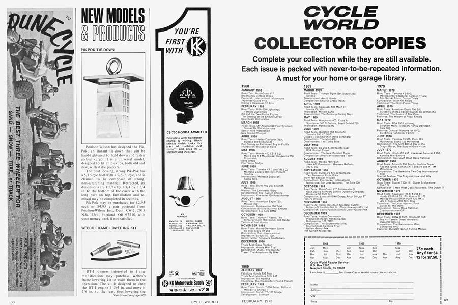 New Models & Products