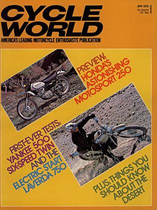 APR 1972 | Cycle World