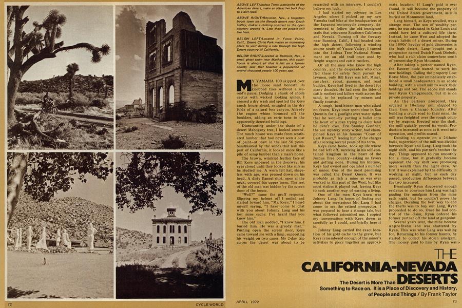 The California-Nevada Deserts