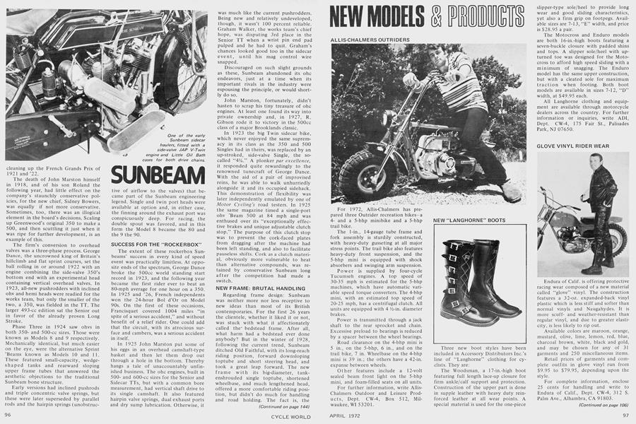 New Models & Products