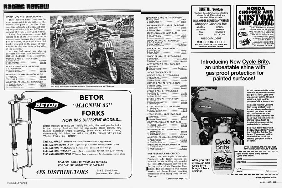 Racing Review | Cycle World | APR 1973