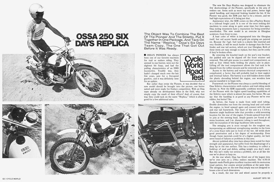 Ossa 250 Six Days Replica | Cycle World | AUG 1973