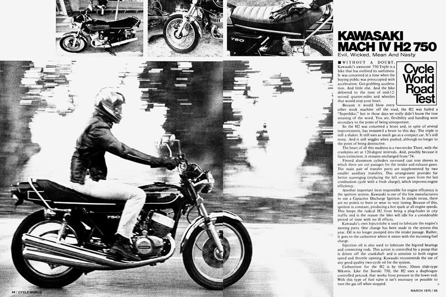 Kawasaki Iv H2 750 | Cycle World | 1975