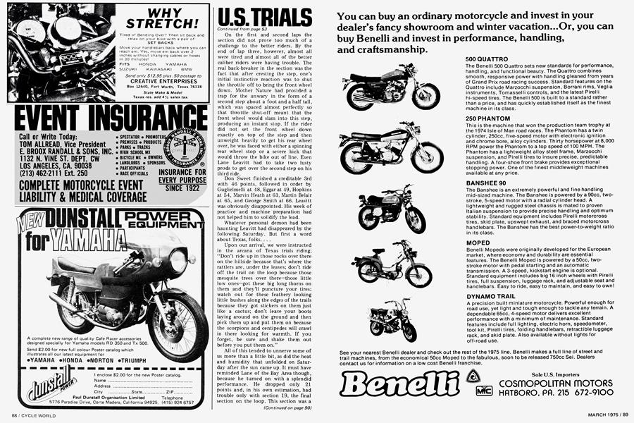 Paul Dunstall Organisation Limited | Cycle World | MAR 1975