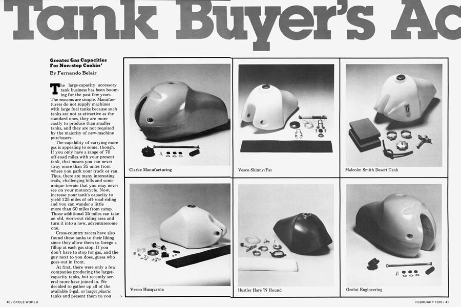Tank Buyer's Accessory Guide...