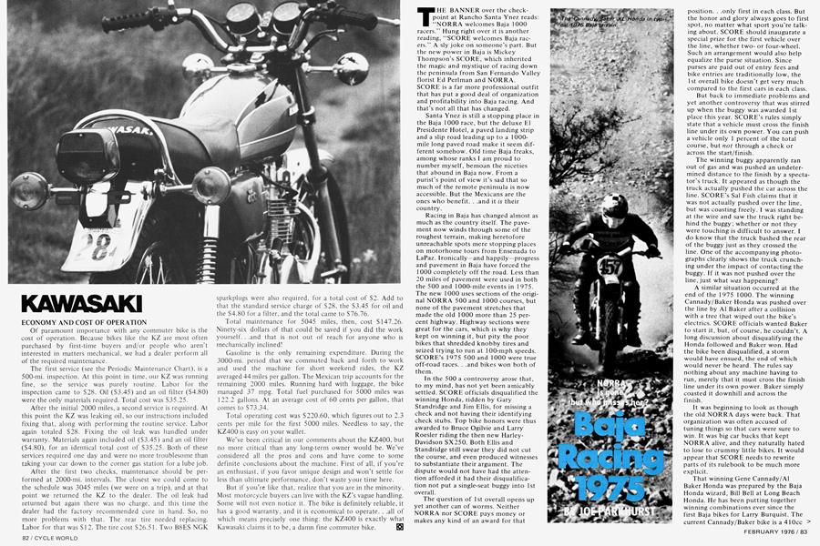 Baja Racing 1975