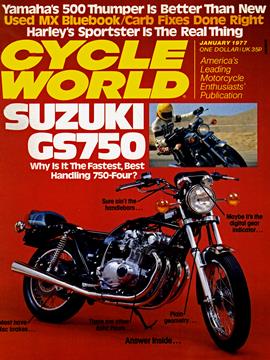 Cycle World, Page: 1 - JANUARY 1977 | Cycle World