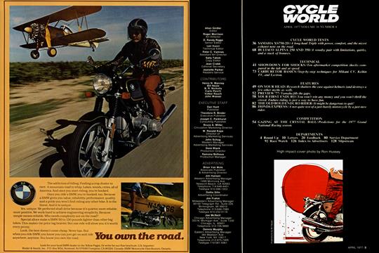 Masthead, Page: 3 - APRIL 1977 | Cycle World