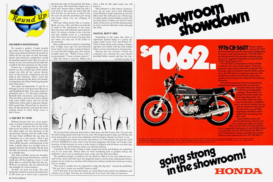 Round Up | Cycle World | APRIL 1977