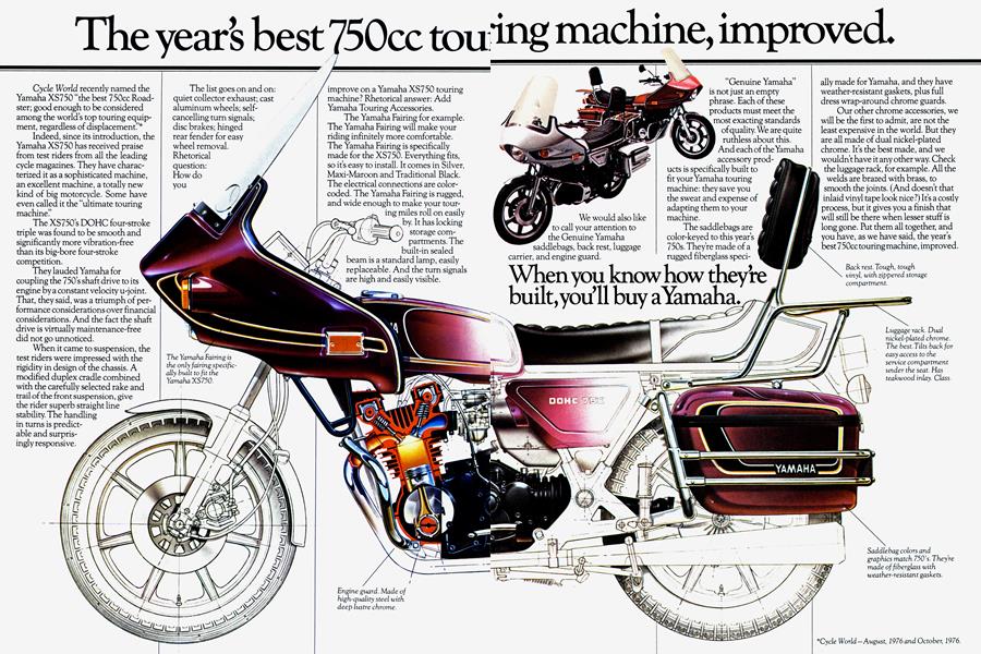 Yamaha: Xs750 | Cycle World | JULY 1977