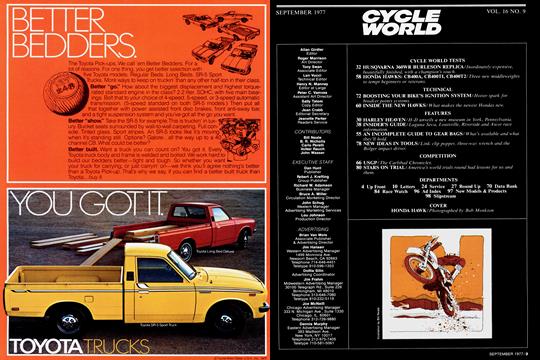 Masthead, Page: 3 - SEPTEMBER 1977 | Cycle World