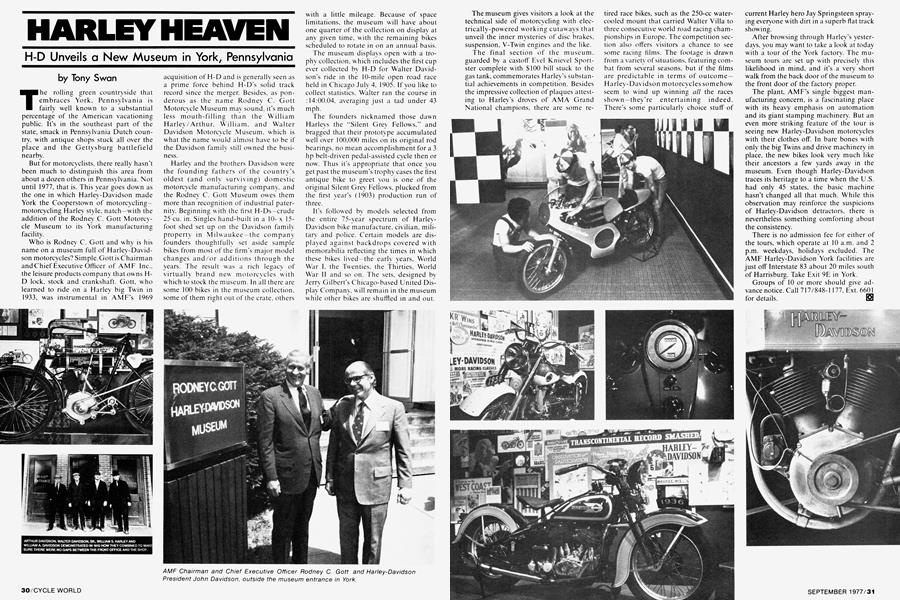 Harley Heaven | Cycle World | SEPTEMBER 1977