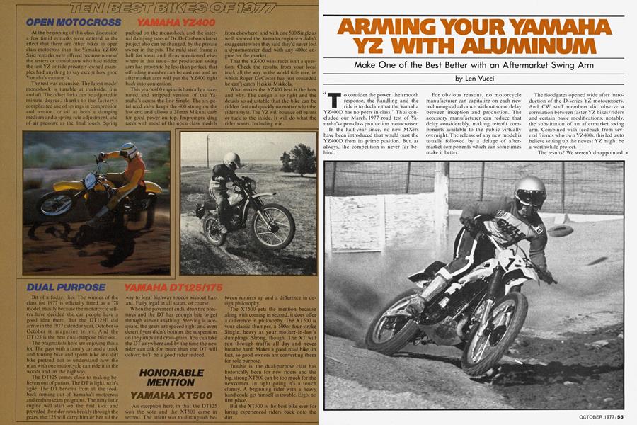 Arming Your Yamaha Yz With Aluminum, Cycle World