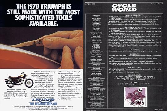 Masthead, Page: 3 - APRIL 1978 | Cycle World