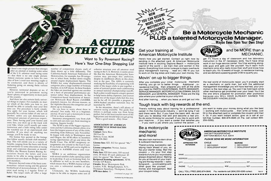 A Guide the Clubs