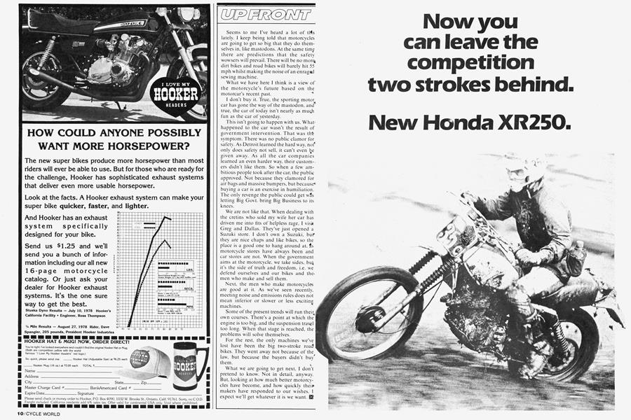 Honda: Xr250 | Cycle World | FEBRUARY 1979