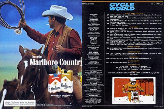 Cycle World, Page: 3 - MARCH 1980 | Cycle World