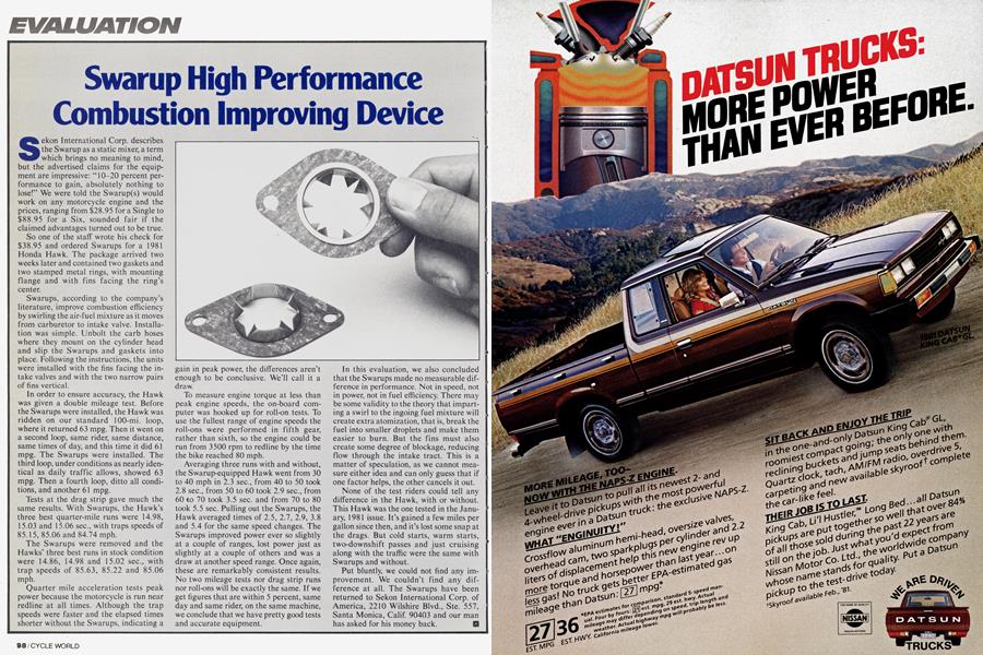 Swarup High Performance Combustion Improving Device