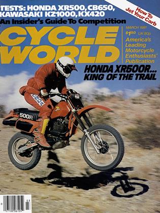 MARCH 1981 | Cycle World